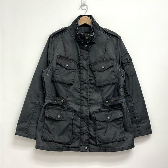 Wellensteyn Escorial Distressed Steampunk Biker Elbow Patches Utility Jacket XL - Picture 1 of 15